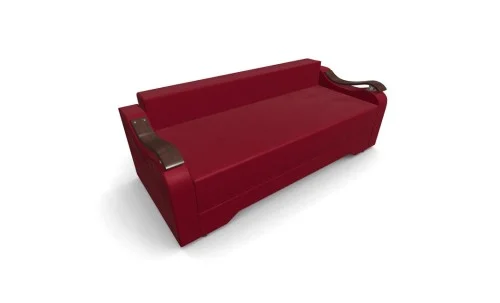 Canapea Extensibila Sally Mini, Rosu/Rosu