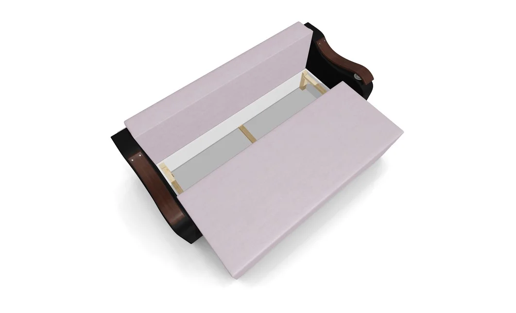 Canapea Extensibila Sally Mini, Violet/Negru 8
