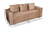 Canapea Extensibilă Vegas Memory Max, Bej 2