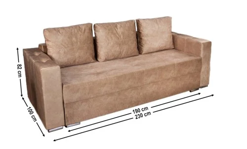 Canapea Extensibilă Vegas Memory Mini, Bej