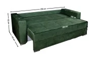 Canapea Extensibilă Vegas Memory Max, Verde Brad 5
