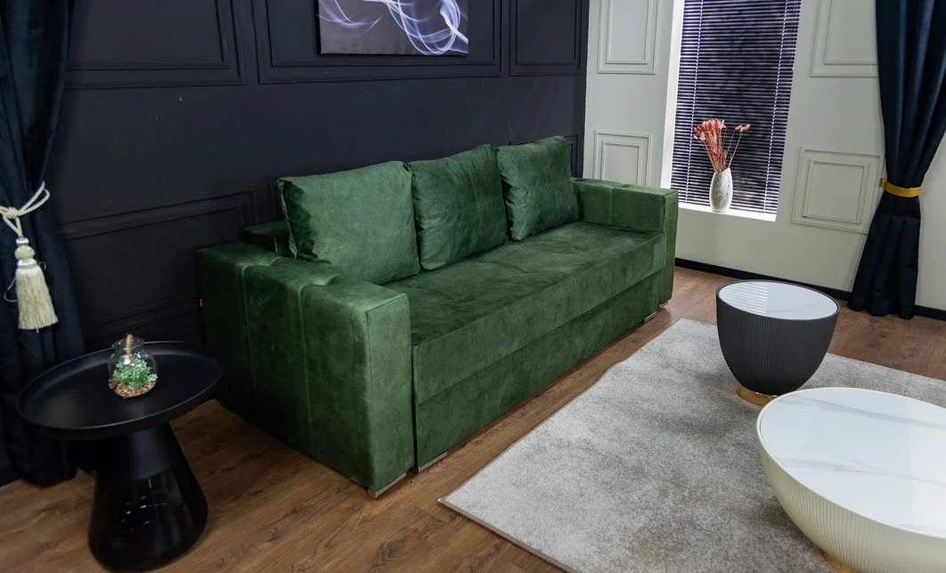 Canapea Extensibilă Vegas Bonell Mini, Verde 3