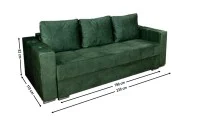 Canapea Extensibilă Vegas Memory Max, Verde Brad 2
