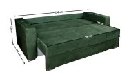 Canapea Extensibilă Vegas Bonell Mini, Verde 6