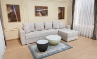Colțar Extensibil Claudia Mare XXL Memory Bej Deschis - Aragon 03 Interschimbabil