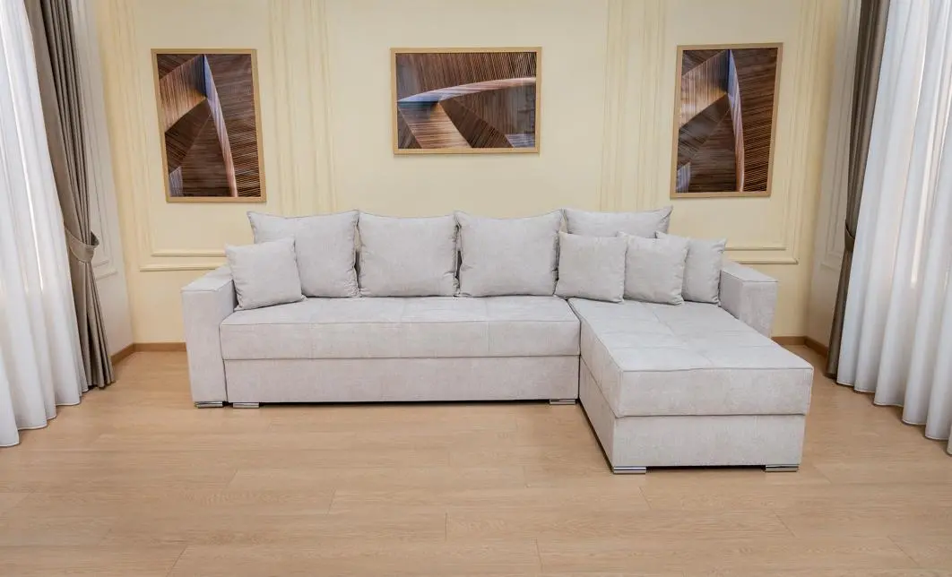 Colțar Extensibil Claudia Mare XXL Memory Bej Deschis - Aragon 03 Interschimbabil 10