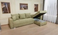 Colțar Extensibil Claudia Mare XXL Bonell Verde Olive - Aragon 35, Interschimbabil 6
