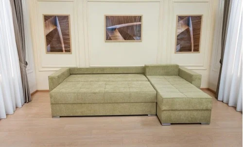 Colțar Extensibil Claudia Mare XXL Bonell Verde Olive - Aragon 35, Interschimbabil