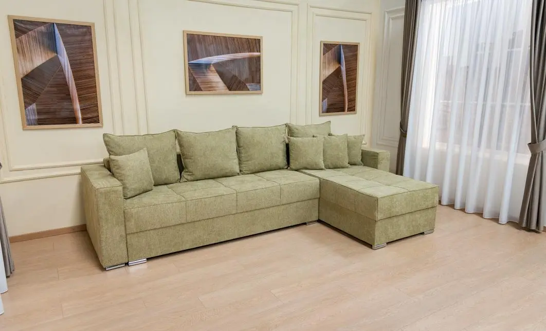 Colțar Extensibil Claudia Mare XXL Bonell Verde Olive - Aragon 35, Interschimbabil 8