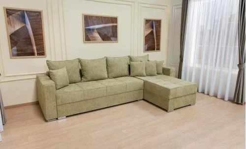Colțar Extensibil Claudia Mare XXL Bonell Verde Olive - Aragon 35, Interschimbabil