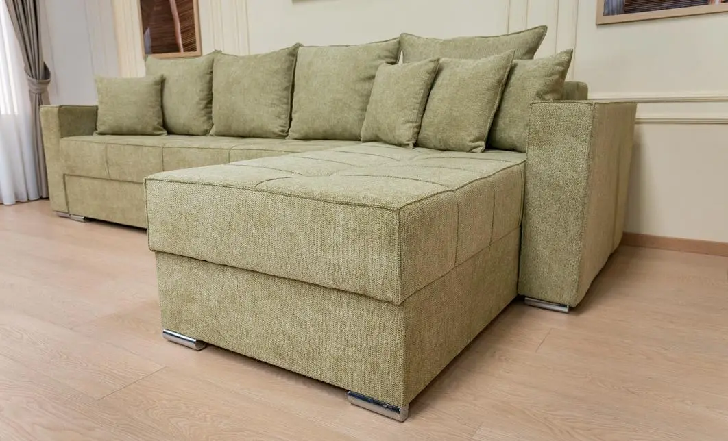 Colțar Extensibil Claudia Mare XXL Bonell Verde Olive - Aragon 35, Interschimbabil 9