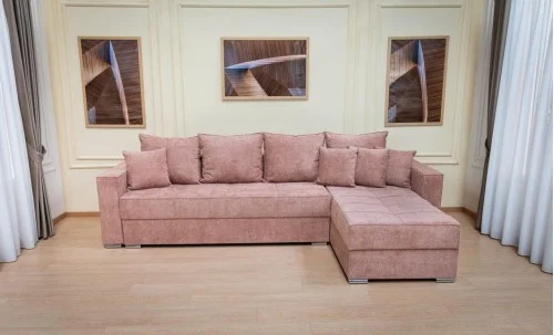 Colțar Extensibil Claudia Mare XXL Memory Roz - Aragon 62, Interschimbabil