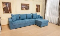 Colțar Extensibil Claudia Mare XXL Memory Albastru - Aragon 74, Interschimbabil 9