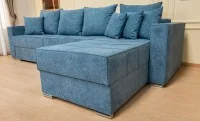 Colțar Extensibil Claudia Mare XXL Memory Albastru - Aragon 74, Interschimbabil 10