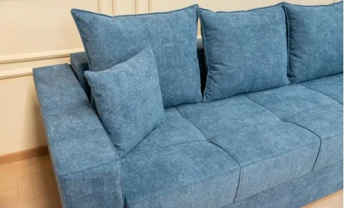 Colțar Extensibil Claudia Mare XXL Memory Albastru - Aragon 74, Interschimbabil