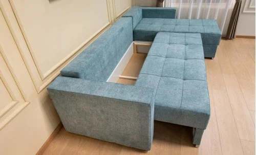 Colțar Extensibil Claudia Mare XXL Memory Albastru Deschis - Aragon 75 Interschimbabil