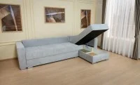 Colțar Extensibil Claudia Mare XXL Memory Gri - Aragon 83, Interschimbabil 6