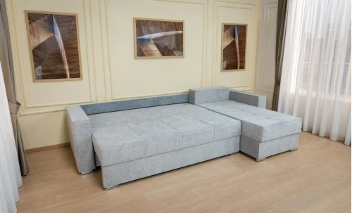 Colțar Extensibil Claudia Mare XXL Memory Gri - Aragon 83, Interschimbabil