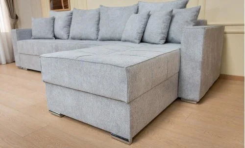 Colțar Extensibil Claudia Mare XXL Memory Gri - Aragon 83, Interschimbabil