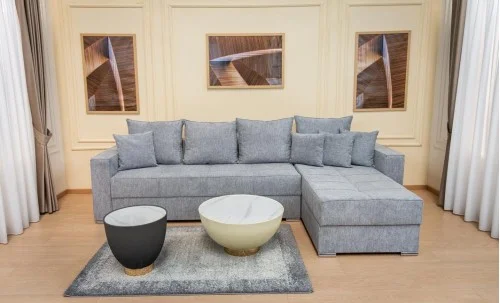 Colțar Extensibil Claudia Mare XXL Bonell Gri - Aragon 90, Interschimbabil
