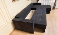 Colțar Extensibil Claudia Mare XXL Memory Negru - Aragon 99, Interschimbabil 7