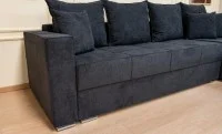 Colțar Extensibil Claudia Mare XXL Memory Negru - Aragon 99, Interschimbabil