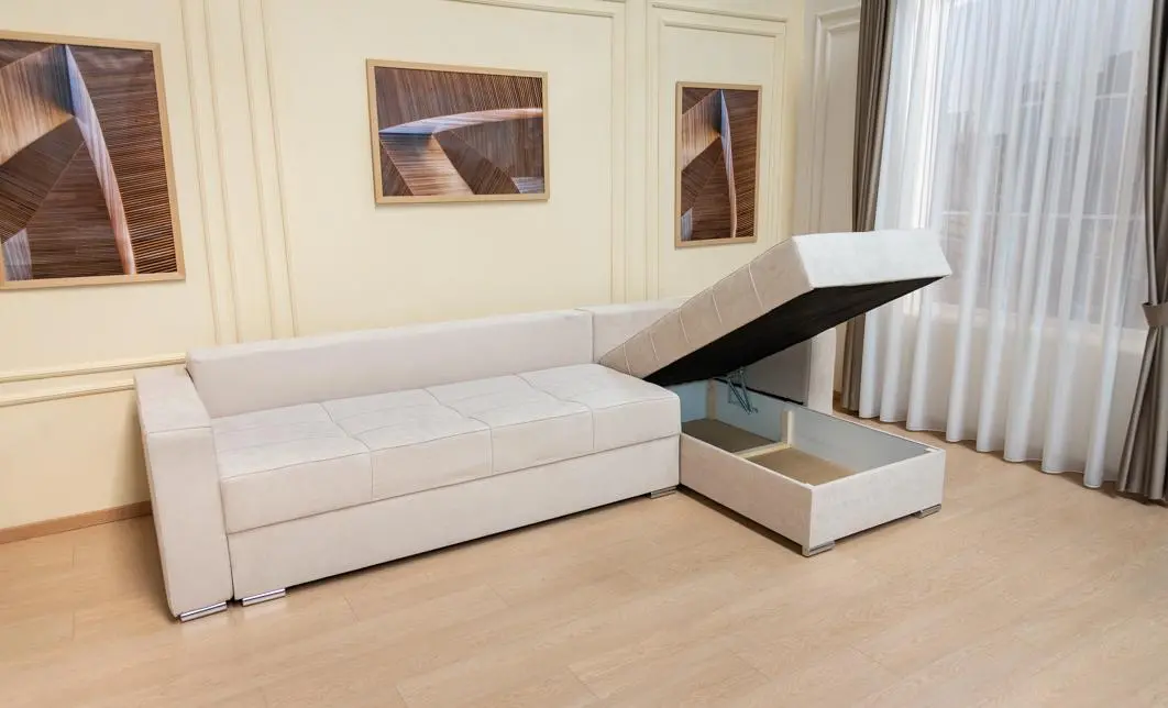 Colțar Extensibil Claudia Mare XXL Memory Bej - Lemon 01 Interschimbabil 6