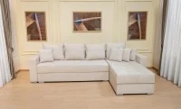 Colțar Extensibil Claudia Mare XXL Memory Bej - Lemon 01 Interschimbabil 9
