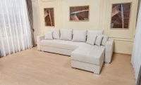 Colțar Extensibil Claudia Mare XXL Memory Bej - Lemon 01 Interschimbabil