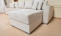 Colțar Extensibil Claudia Mare XXL Memory Bej - Lemon 01 Interschimbabil