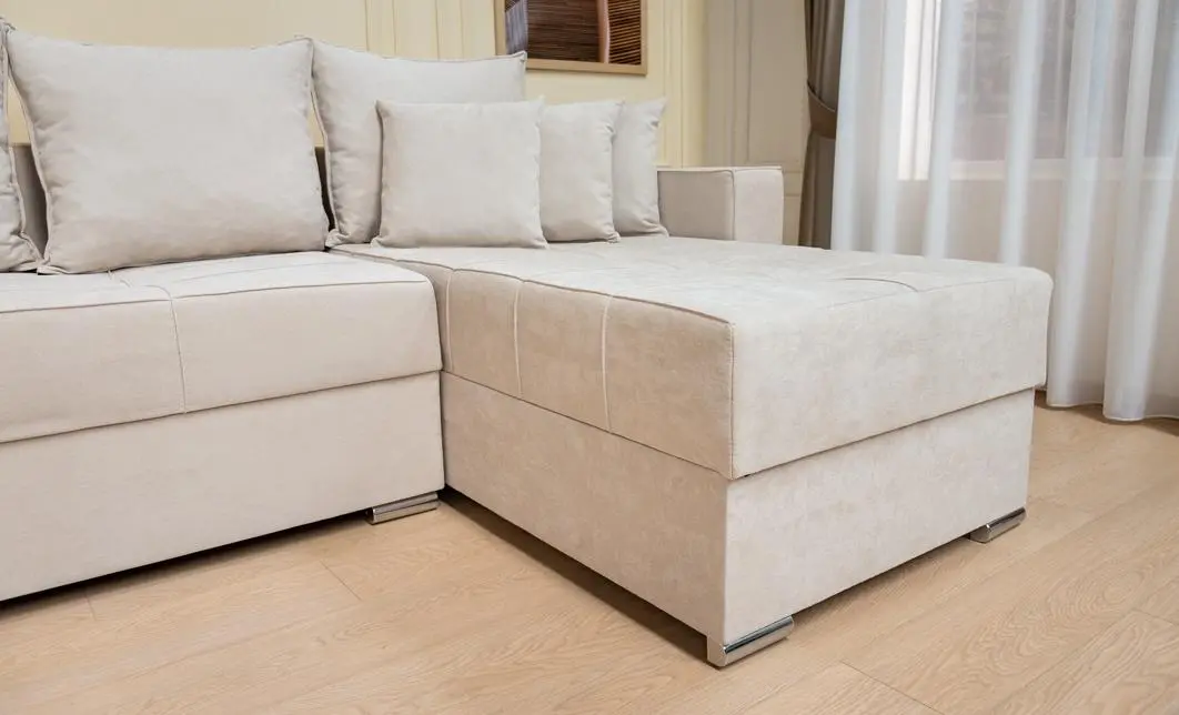 Colțar Extensibil Claudia Mare XXL Memory Bej - Lemon 01 Interschimbabil