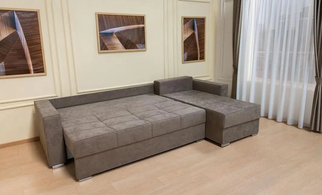 Colțar Extensibil Claudia Mare XXL Memory Maro - Lemon 26 Interschimbabil