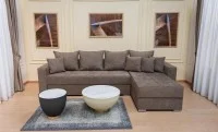 Colțar Extensibil Claudia Mare XXL Memory Maro - Lemon 26 Interschimbabil 5