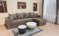 Colțar Extensibil Claudia Mare XXL Memory Maro - Lemon 26 Interschimbabil
