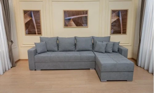 Colțar Extensibil Claudia Mare XXL Bonell Gri - Lemon 12, Interschimbabil