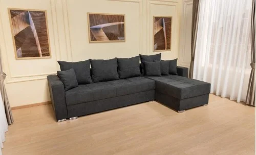Colțar Extensibil Claudia Mare XXL Memory XXL - Lemon 30, Interschimbabil