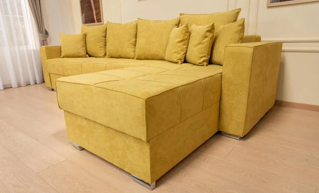 Colțar Extensibil Claudia Mare XXL Bonell Galben - Lemon 43, Interschimbabil