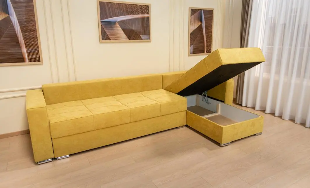 Colțar Extensibil Claudia Mare XXL Bonell Galben - Lemon 43, Interschimbabil 5