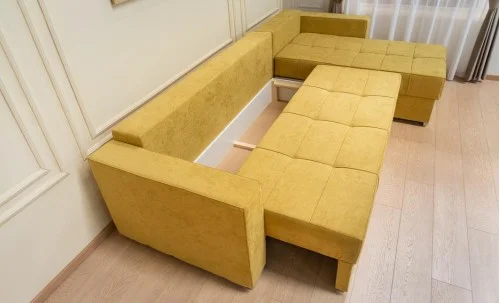 Colțar Extensibil Claudia Mare XXL Bonell Galben - Lemon 43, Interschimbabil