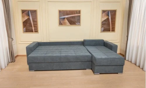 Colțar Extensibil Claudia Mare XXL Bonell Gri- Lemon 56, Interschimbabil	