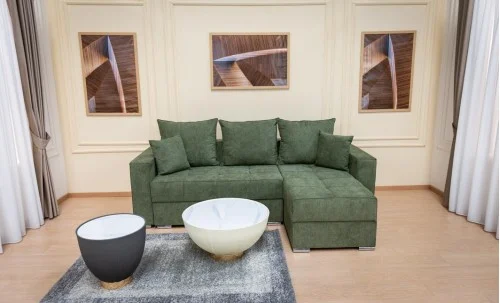 Colțar Extensibil Claudia XXS Memory Verde - Aragon 39 Interschimbabil