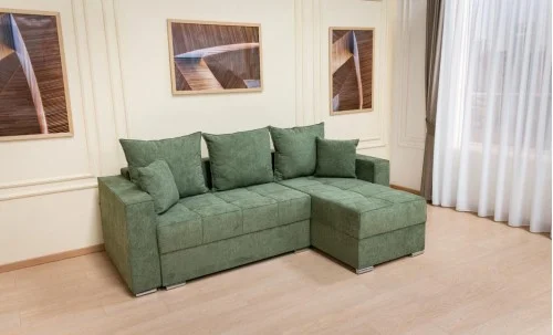 Colțar Extensibil Claudia XXS Memory Verde - Aragon 39 Interschimbabil