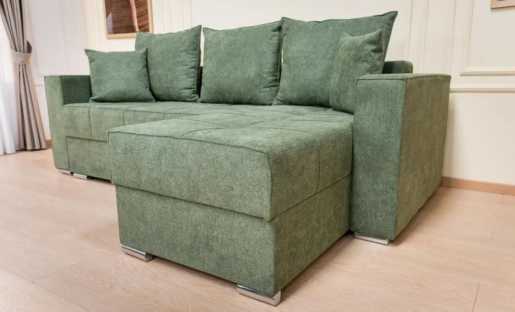 Colțar Extensibil Claudia XXS Memory Verde - Aragon 39 Interschimbabil
