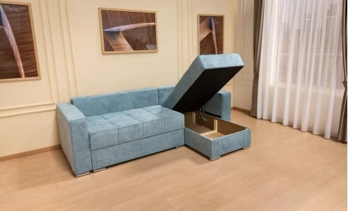 Colțar Extensibil Claudia XXS Memory Albastru - Aragon 75 Interschimbabil