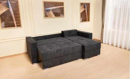 Colțar Extensibil Claudia XXS Memory Negru - Aragon 99 Interschimbabil
