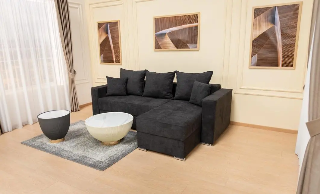 Colțar Extensibil Claudia XXS Bonell Negru - Aragon 99 Interschimbabil 9