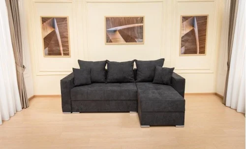 Colțar Extensibil Claudia XXS Memory Negru - Aragon 99 Interschimbabil