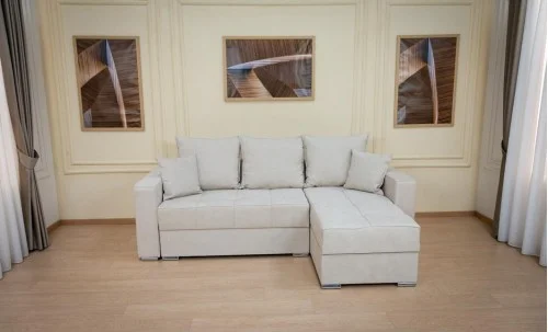 Colțar Extensibil Claudia XXS Memory Bej - Lemon 01 Interschimbabil