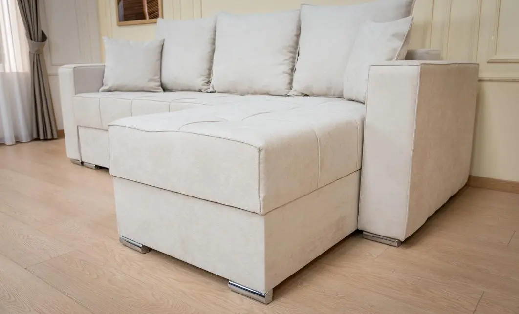 Colțar Extensibil Claudia XXS Memory Bej - Lemon 01 Interschimbabil