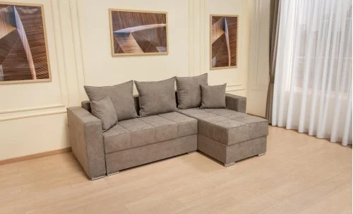 Colțar Extensibil Claudia XXS Memory Maro - Lemon 26 Interschimbabil